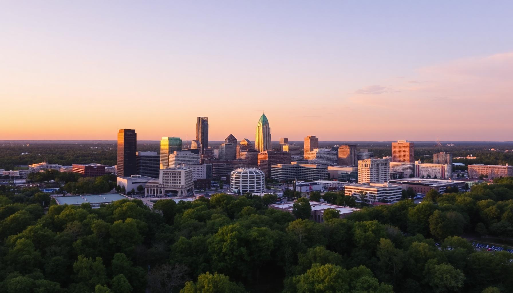Raleigh skyline